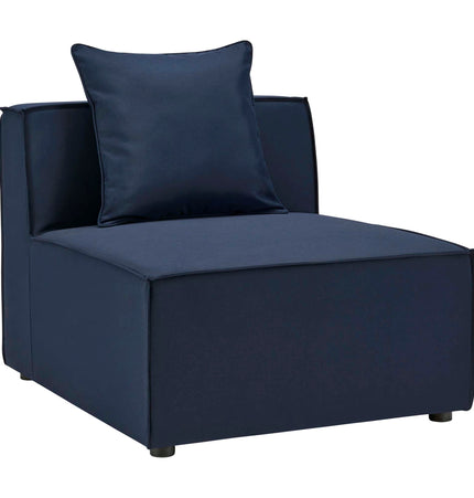 Patio Elegance Sectional Sofa - Saybrook 8 - Piece Outdoor Upholstered Sofa by Modway - Patio Furniture | Patioza