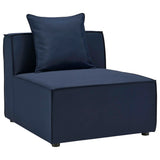 Patio Elegance Sectional Sofa - Saybrook 8 - Piece Outdoor Upholstered Sofa by Modway - Patio Furniture | Patioza