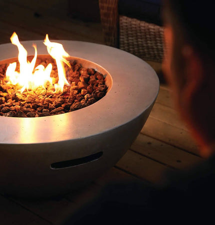 Patio Elegance 36 - Inch Round Fire Table – Nexus Patioflame Table - Outdoor Kitchen | Patioza