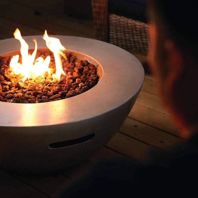 Patio Elegance 36 - Inch Round Fire Table – Nexus Patioflame Table - Outdoor Kitchen | Patioza