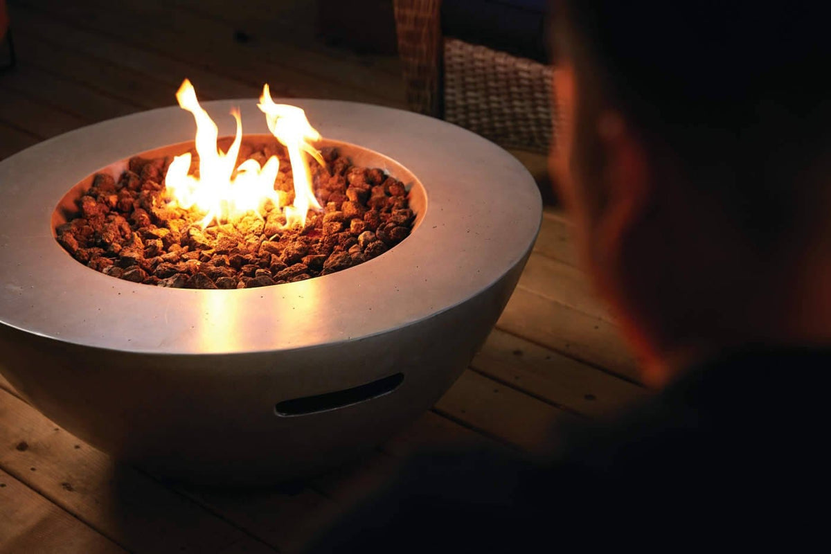 Patio Elegance 36 - Inch Round Fire Table – Nexus Patioflame Table - Outdoor Kitchen | Patioza
