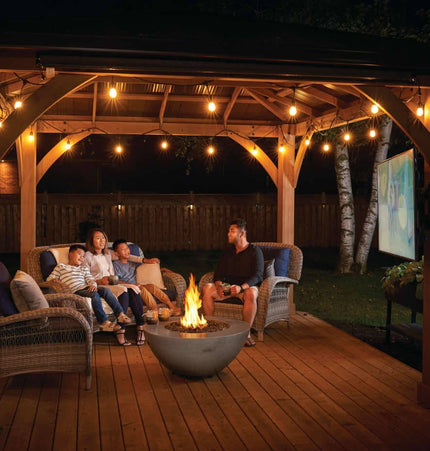 Patio Elegance 36 - Inch Round Fire Table – Nexus Patioflame Table - Outdoor Kitchen | Patioza