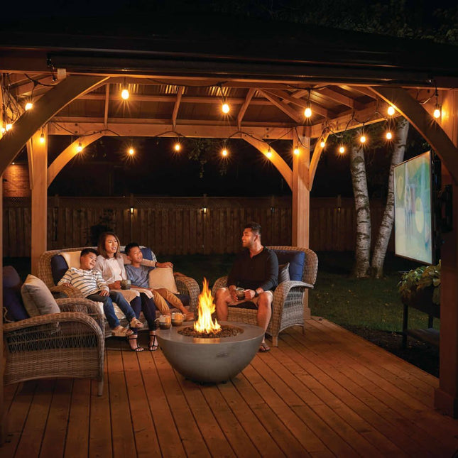 Patio Elegance 36 - Inch Round Fire Table – Nexus Patioflame Table - Outdoor Kitchen | Patioza