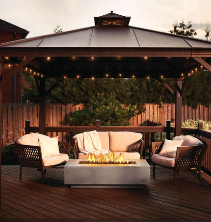 Patio Elegance Nexus 56 - Inch Patioflame Fire Table for Ultimate Outdoor Enjoyment - Outdoor Kitchen | Patioza