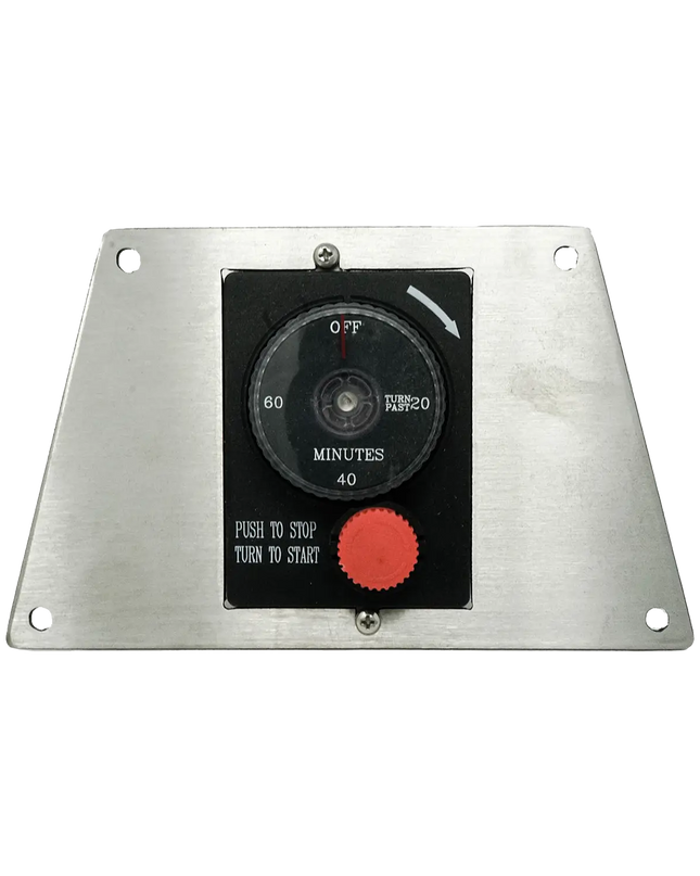 Gas Timer with E-Stop - Flat Trapezoid Panel