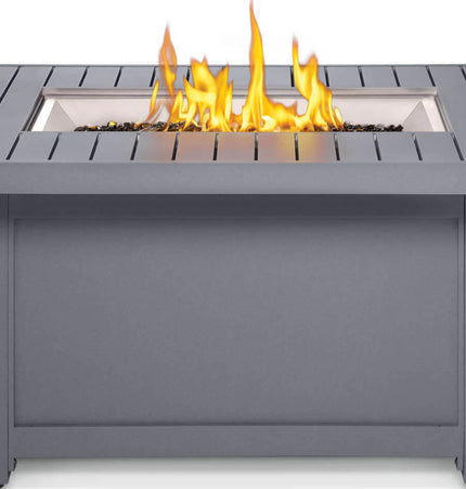 Patioflame Table - Patio Elegance Hamptons Rectangle Fire Table - Outdoor Kitchen | Patioza