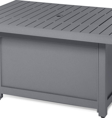 Patioflame Table - Patio Elegance Hamptons Rectangle Fire Table - Outdoor Kitchen | Patioza