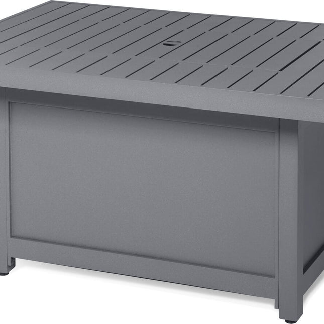 Patioflame Table - Patio Elegance Hamptons Rectangle Fire Table - Outdoor Kitchen | Patioza