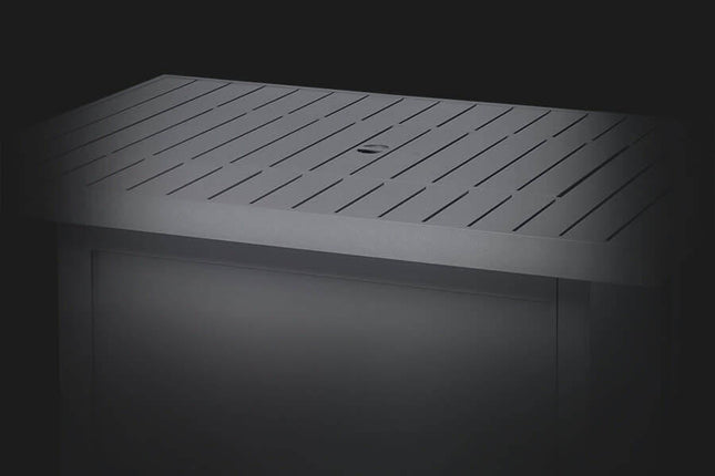 Patioflame Table - Patio Elegance Hamptons Rectangle Fire Table - Outdoor Kitchen | Patioza