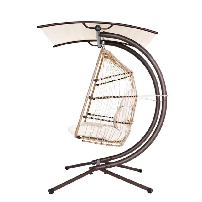 Gardeon Outdoor Furniture Lounge Hanging Swing Chair Egg Hammock Stand - Tech Accessories | Patioza