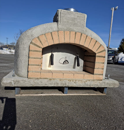 Traditional Wood Fired Brick Pizza Oven - Mediterranean Pro Naked