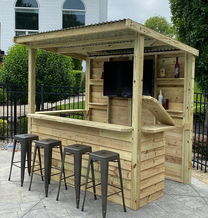 8 x 5 The Castlebar (MEDIUM) - Outdoor Bar Structures | Patioza