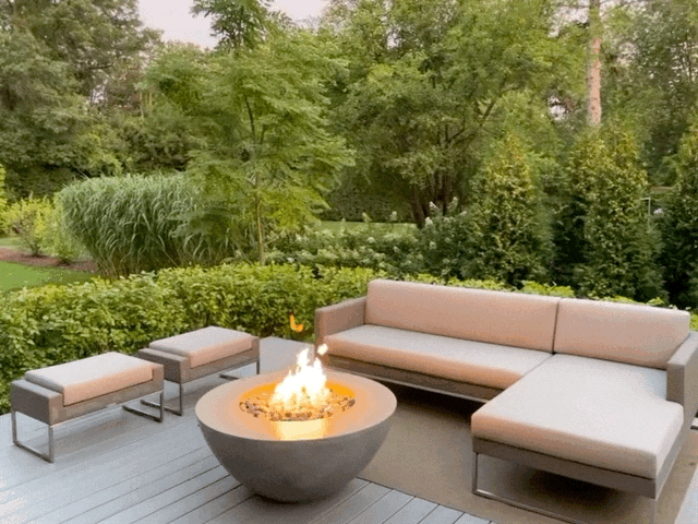 Conique | Concrete Fire Bowl - Fire Pits | Patioza