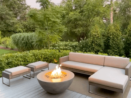 Conique | Concrete Fire Bowl - Fire Pits | Patioza