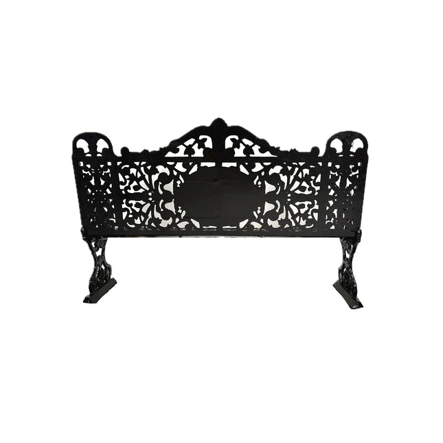 Ornamental Iron Garden Bench - Wrought Iron Bench | Patioza