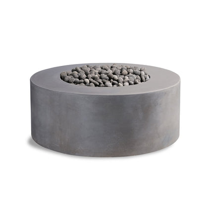 Kylindros - Cylinder Concrete Fire Pit Table - Fire Pits | Patioza