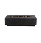 Black / 72 x 24 x 16 / Black Lava Rock