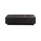 Lineal | Rectangular Concrete Fire Table - Fire Pit Table | Patioza
