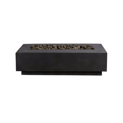Lineal | Rectangular Concrete Fire Table - Fire Pit Table | Patioza
