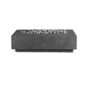 Lineal | Rectangular Concrete Fire Table - Fire Pit Table | Patioza