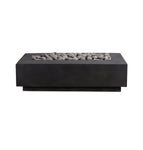 Black / 72 x 24 x 16 / Rolled Lave Rock