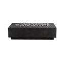 Lineal | Rectangular Concrete Fire Table - Fire Pit Table | Patioza
