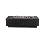 Lineal | Rectangular Concrete Fire Table - Fire Pit Table | Patioza