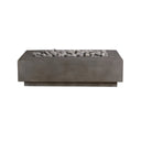 Lineal | Rectangular Concrete Fire Table - Fire Pit Table | Patioza