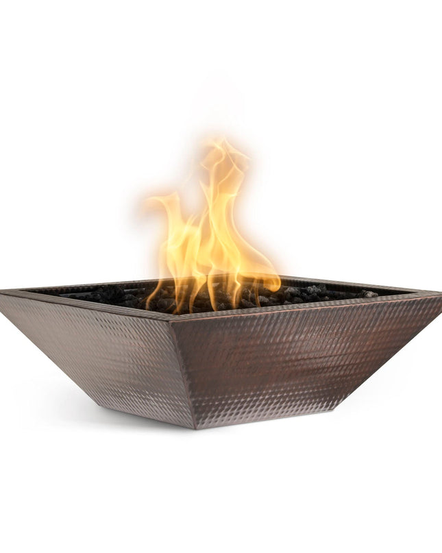 Maya Fire Bowl - Hammered Copper