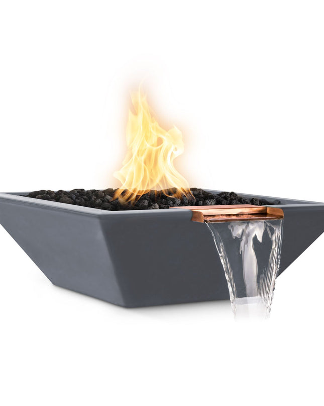 Maya Fire & Water Bowl - GFRC Concrete - 24"