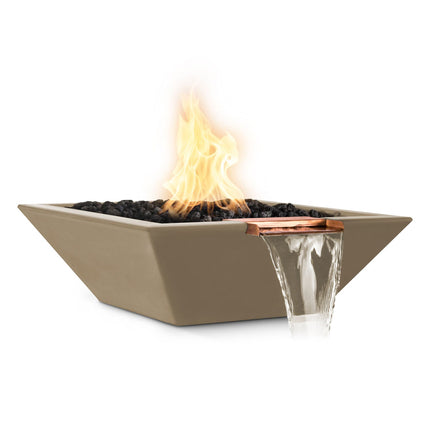 Maya Fire & Water Bowl - GFRC Concrete - 30"
