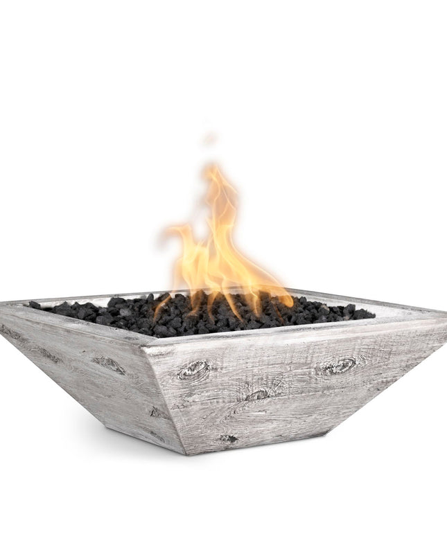 Maya Fire Bowl - GFRC Wood Grain - 24"