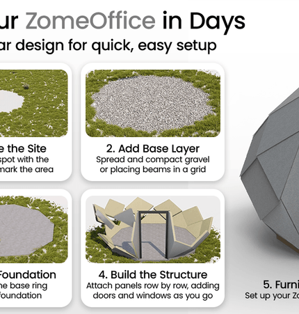 Patio Elegance Zomes Office - Outdoor Structures | Patioza