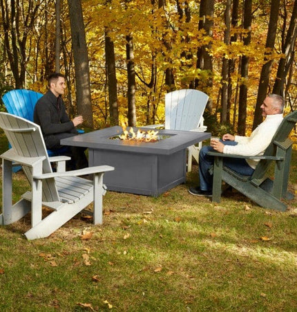 Patio Elegance Hamptons Square Patioflame Fire Table – Perfect Outdoor Heating Solution - Outdoor Kitchen | Patioza