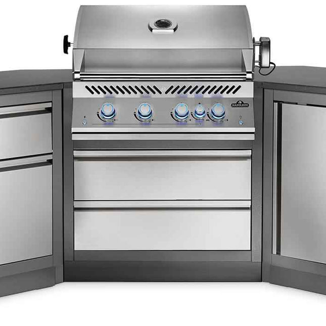 Patio Outdoor Kitchen Grill - Patio Elegance OASIS™ 200 with Built - in 700 Series 32" Gas Grill - Outdoor Kitchen | Patioza