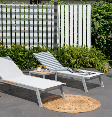 Panama Light Duo Coffee Set & Sun Loungers - 3pc