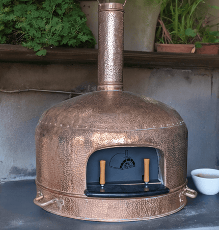 Traditional Wood Fired Brick Pizza Oven - Copperstone - Traditional Wood Fired Brick Oven | Patioza