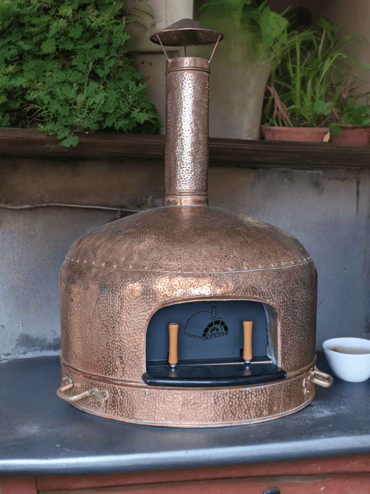 Traditional Wood Fired Brick Pizza Oven - Copperstone - Traditional Wood Fired Brick Oven | Patioza