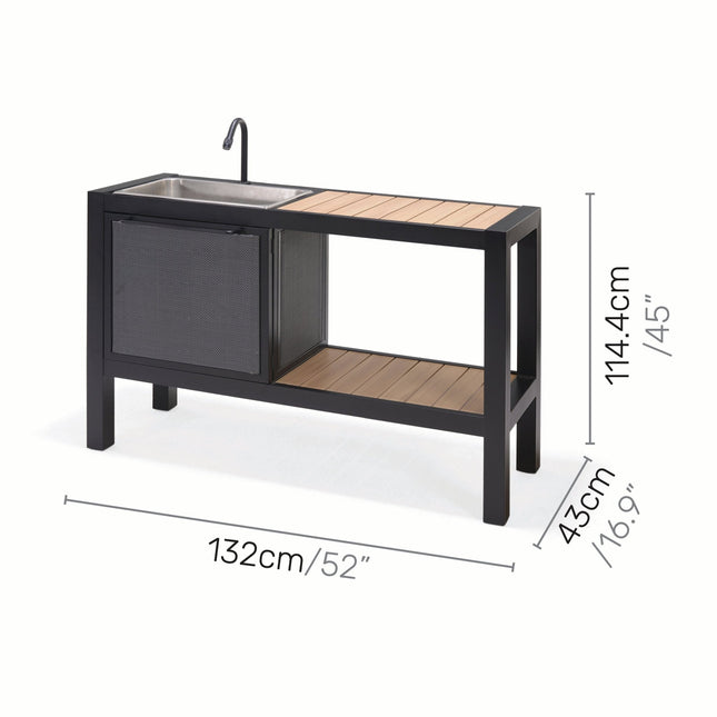 Panama Dark Outdoor Kitchen - | Patioza