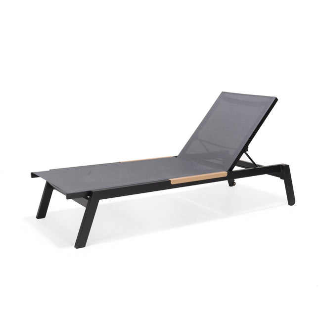 Panama Dark Duo Coffee Set & Sun Loungers - 3pc - | Patioza
