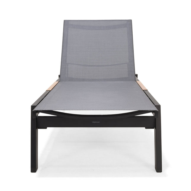 Panama Dark Duo Coffee Set & Sun Loungers - 3pc - | Patioza