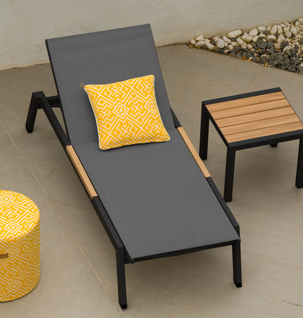 Panama Dark Duo Coffee Set & Sun Loungers - 3pc