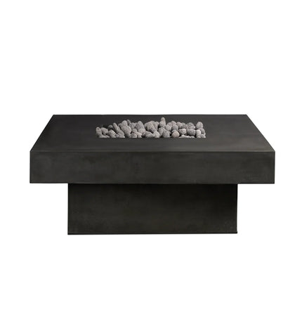 Platz - Square Concrete Fire Pit Table