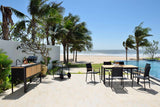 Portals Dark Outdoor Kitchen - | Patioza