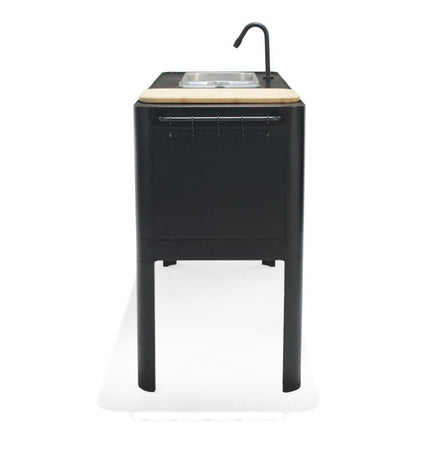 Portals Dark Outdoor Kitchen - | Patioza