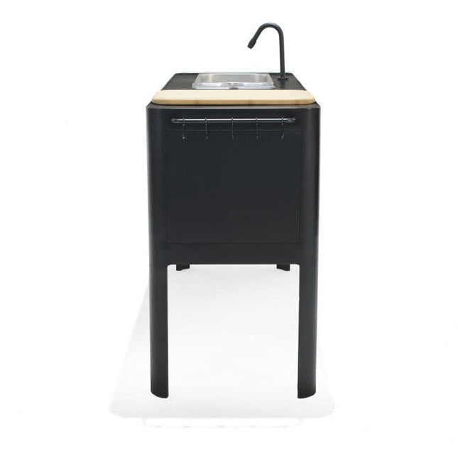 Portals Dark Outdoor Kitchen - | Patioza