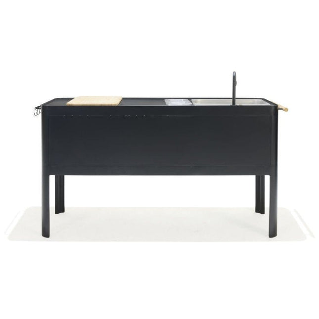 Portals Dark Outdoor Kitchen - | Patioza