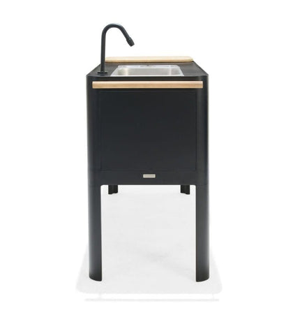 Portals Dark Outdoor Kitchen - | Patioza
