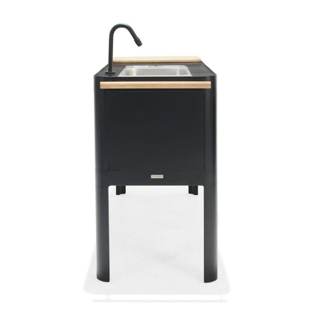 Portals Dark Outdoor Kitchen - | Patioza