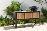 Portals Dark Outdoor Kitchen - | Patioza